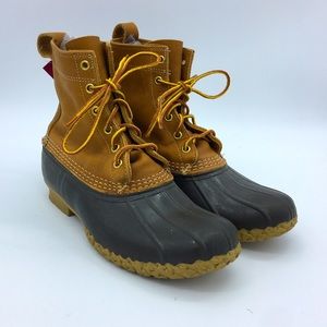 L.L. Bean size 8M tan brown classic bean boot NEW